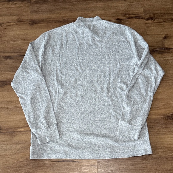 Uniqlo Light Gray Men's Mock Turtleneck Shirt. Size XL - Picture 3 of 5
